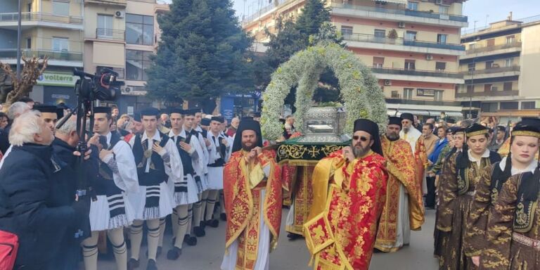 Η λιτανεία για τον Πολιούχο των Ιωαννίνων- Κορυφώθηκαν οι εκδηλώσεις