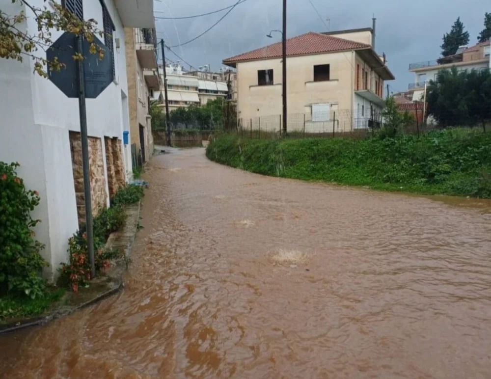 Ο Δήμος Ζηρού δοκιμάζεται και πάλι.. Τεράστια προβλήματα από την κακοκαιρία.. Πλημμύρες, κατολισθήσεις και διακοπές ρεύματος 1 ziros plimmires