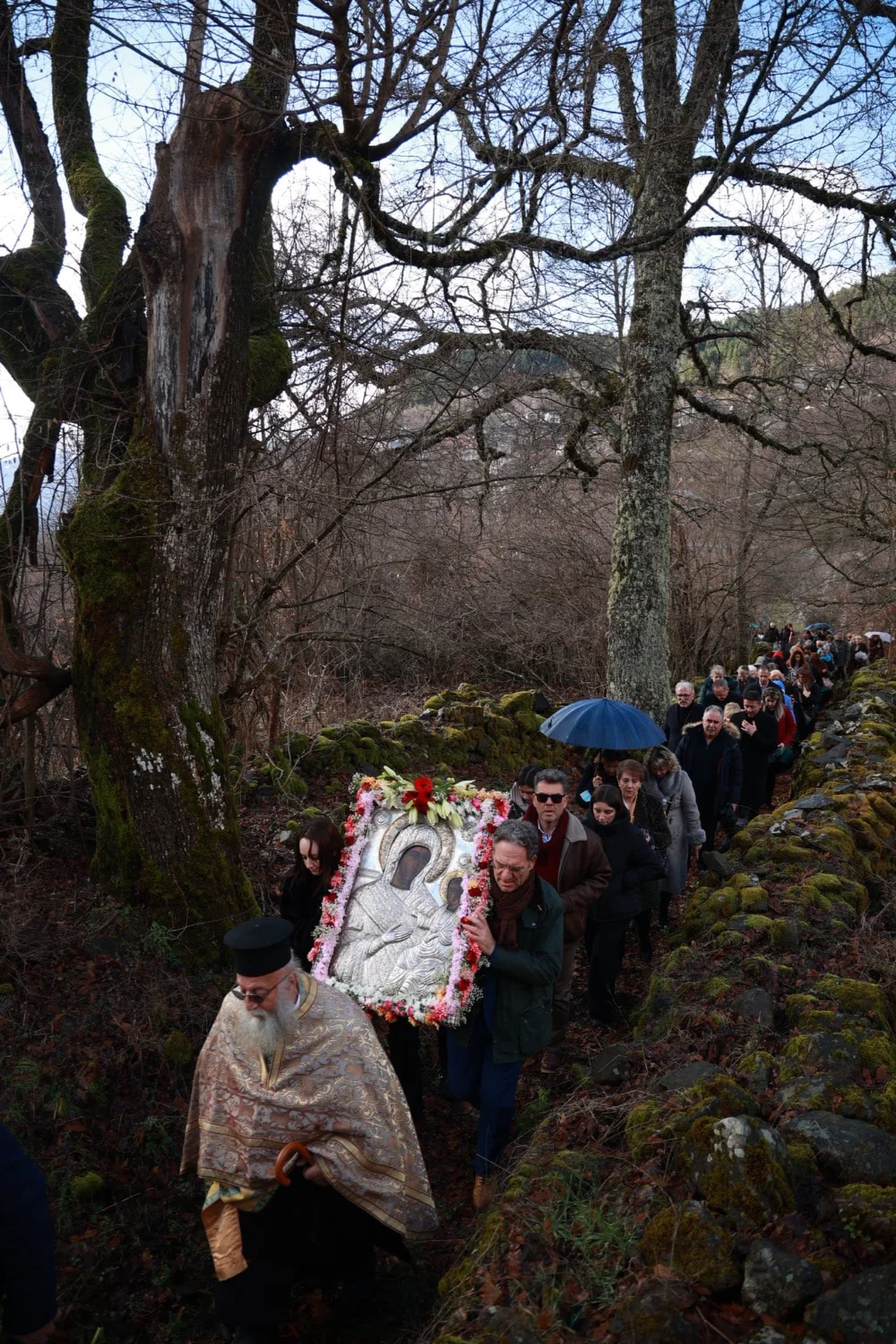 Στην καρδιά του χειμώνα το Πληκάτι τίμησε την Παναγιά του 1 panagia plikti