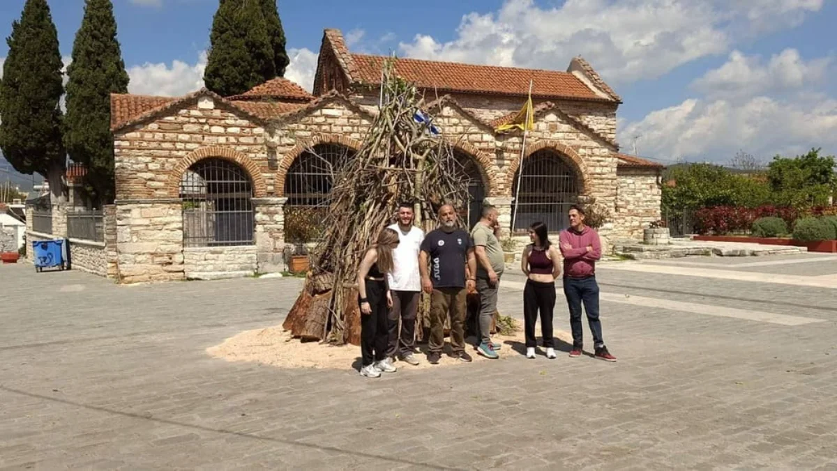 Άρτα: Η Μεγάλη Φωτιά και πλήθος πιστών στην Αγία Θεοδώρα 1 fotia agia teodora