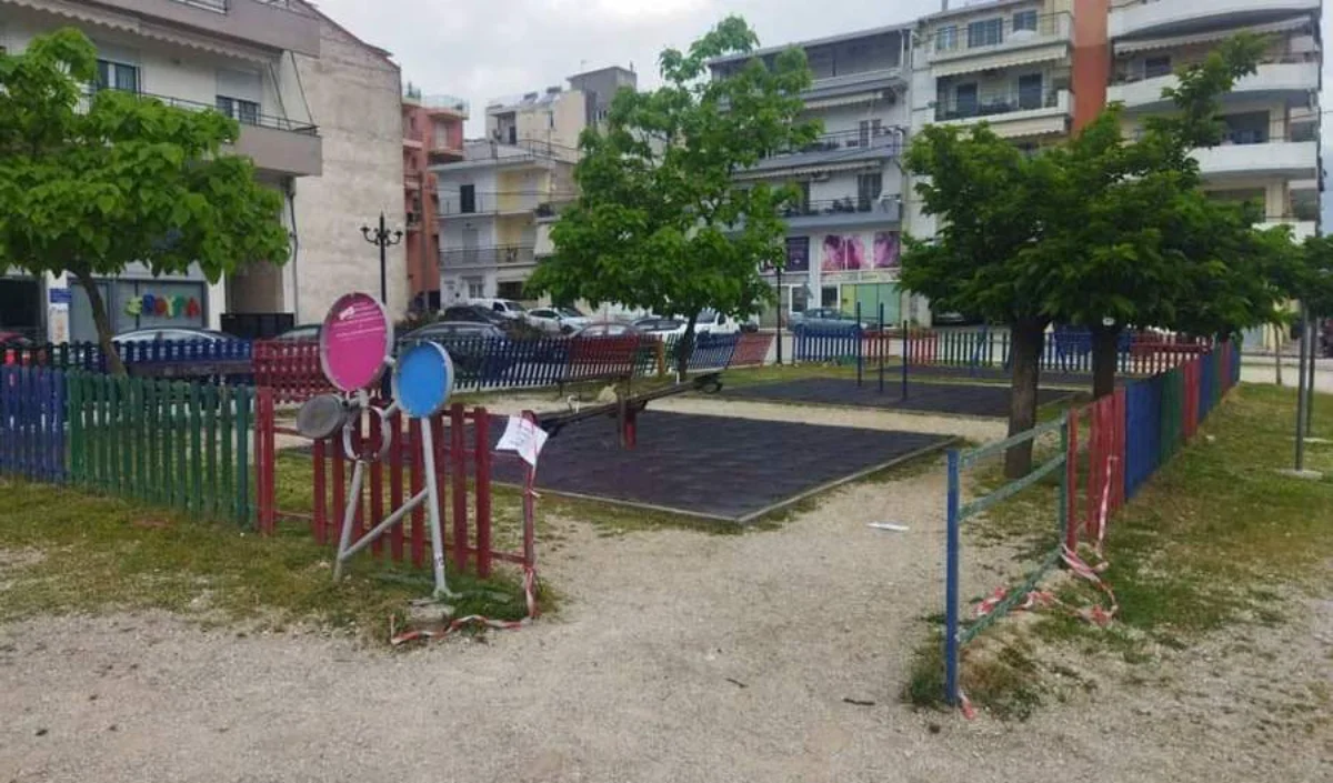 Ατύχημα στους Αμπελόκηπους- Υποχώρησε κούνια και τραυματίστηκε παιδί 3 paidiki ampelokipoi