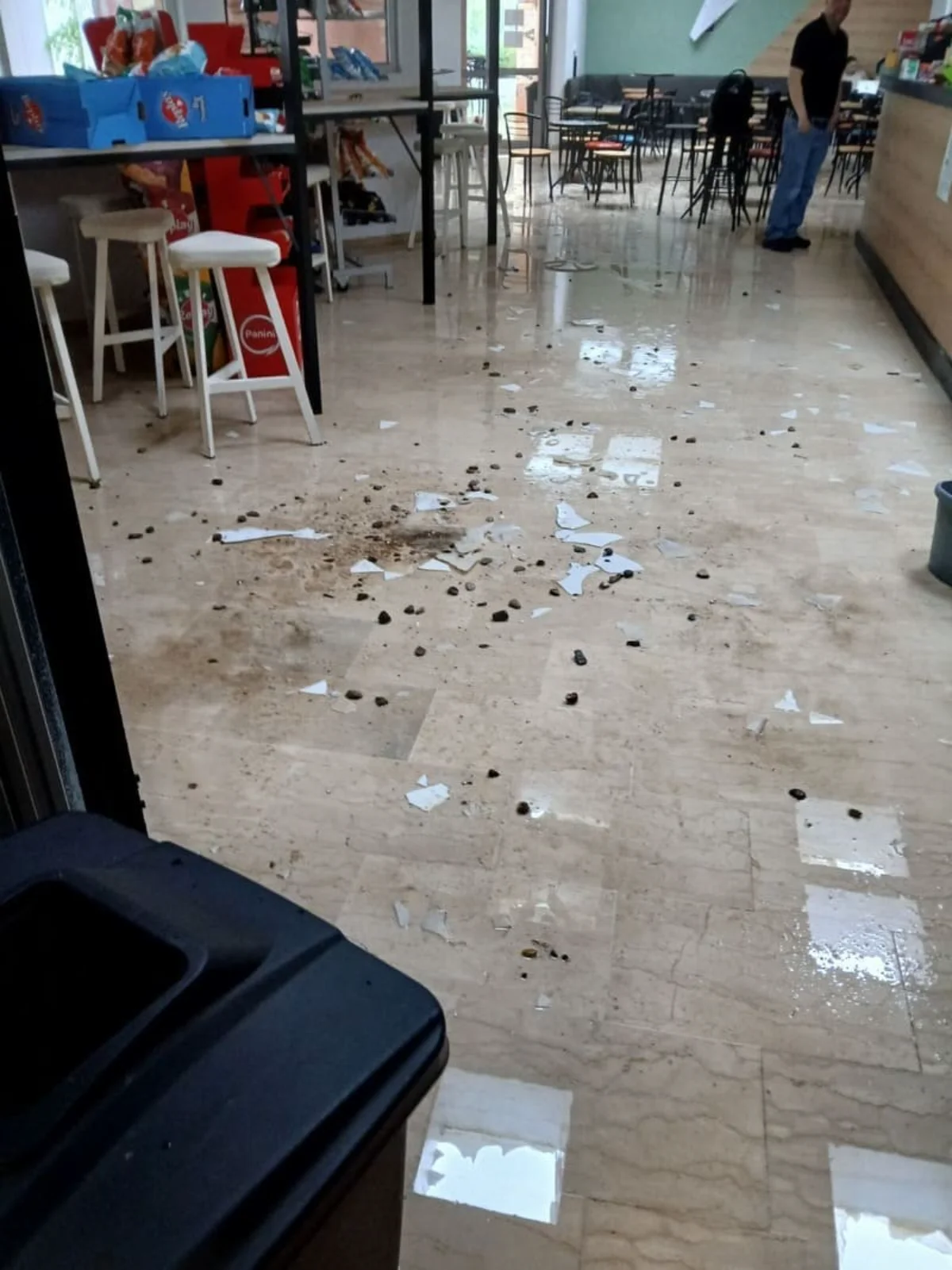 Ιωάννινα: Η κακοκαιρία άφησε πίσω της εικόνες καταστροφής στο Πανεπιστήμιο 2 kakokairia panepistimio