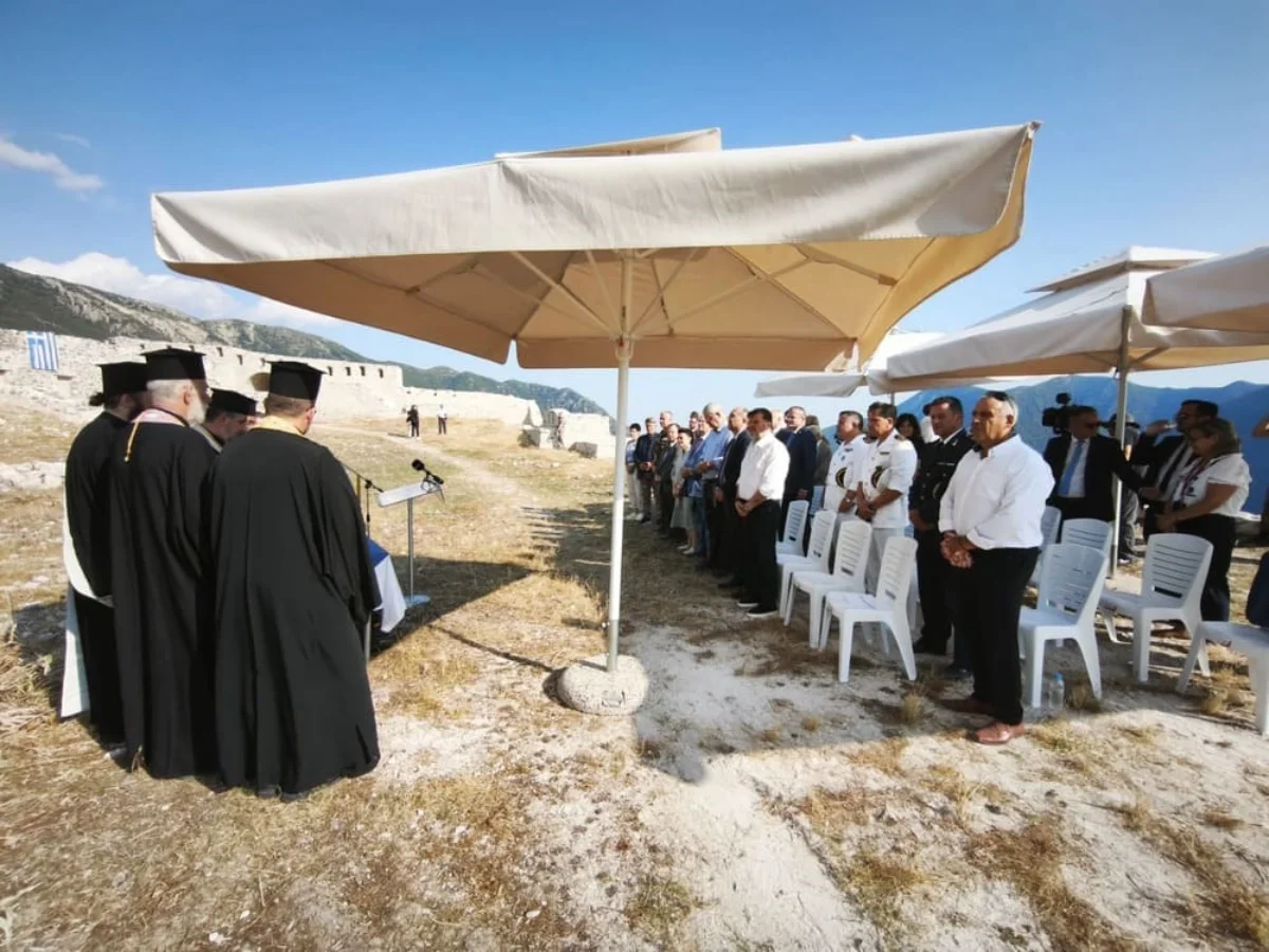 Στο Κάστρο της Κιάφας η Ιστορία συνάντησε το μέλλον – Παρουσία Τασούλα και Μενδώνη η μεγάλη επιστροφή του μνημείου 1 kiafa kastro teleti