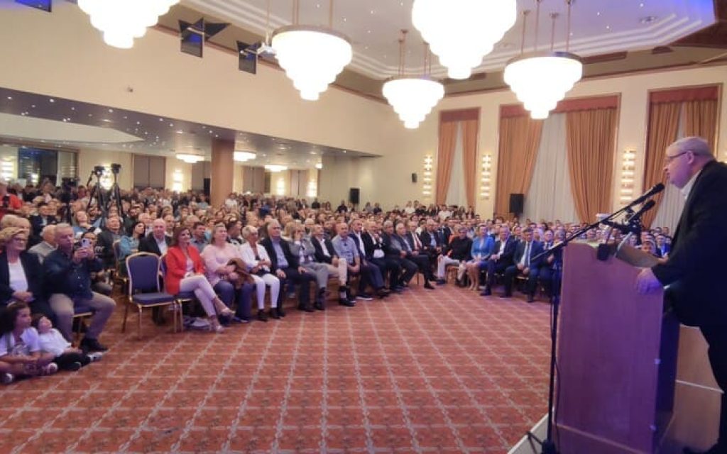 kaxrimanis proeklogiki omilia